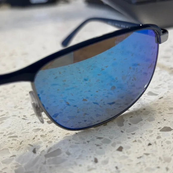Ray-Ban Black Frame with Blue Lenses Sunglasses